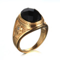 Anpassad Mens College Ring med stor sten