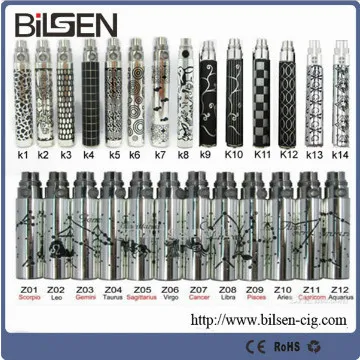 2014 Hot Sell Colorful  Ego-series Flower Battery
