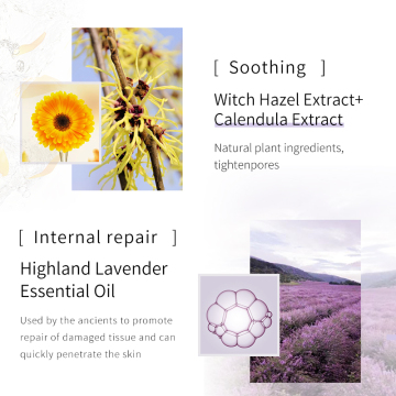 Lavender Skin Care Set: Custom Wholesale Toner, Lotion, and Cream for Moisturizing and Repairing Dry Skin