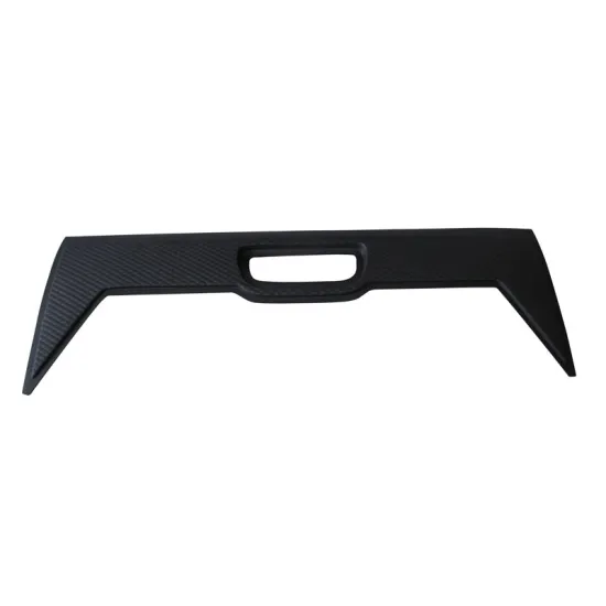 2016-2019 Isuzu DMAX Tail Gate Nudge Cover - Black 4X4 Dmax Accessories