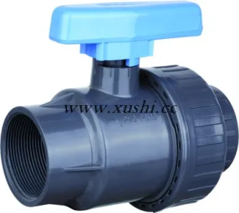 PVC Single thread  union ball valve