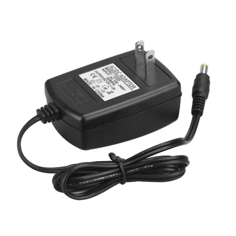 Carregador fixado na parede de 12V 2A com 5.5 * 2.1mm