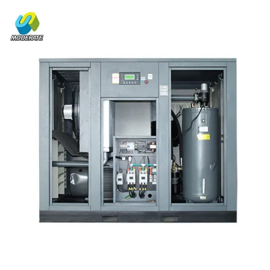 110kw/150HP rotary type direct-drive screw air compressor