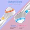 LED Face Beauty Massager Hot Cold Hammer Ultrasonic Cryotherapy Facial Vibration Massager Face Body Spa Ion Beauty Instrument