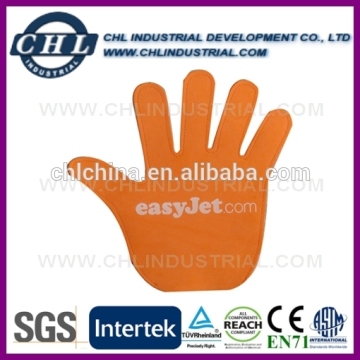 OEM fans Eva cheering hand with logo printing