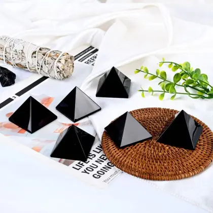 Crystal Healing Energy Pyramids for Meditation