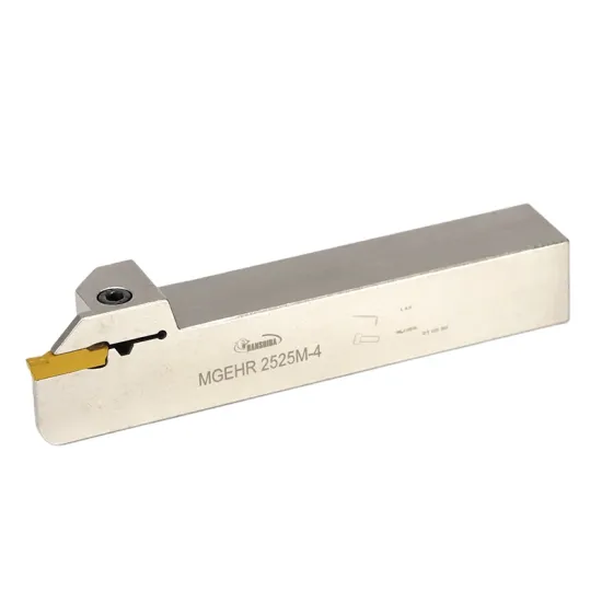 MGEHR2525M CNC Grooving Tool Holder by HANSHIBA for Lathe Cutting Applications