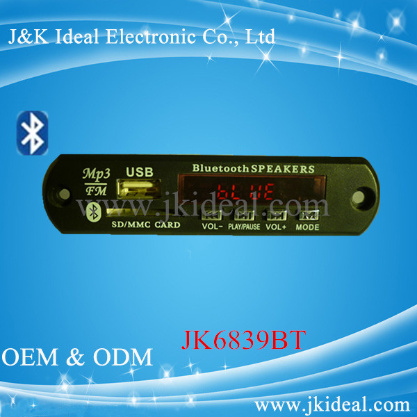 USB FM radio MP3 decoder module pcb board