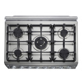 Free Standing Commercial 5 Burners Gas Cooker Stove