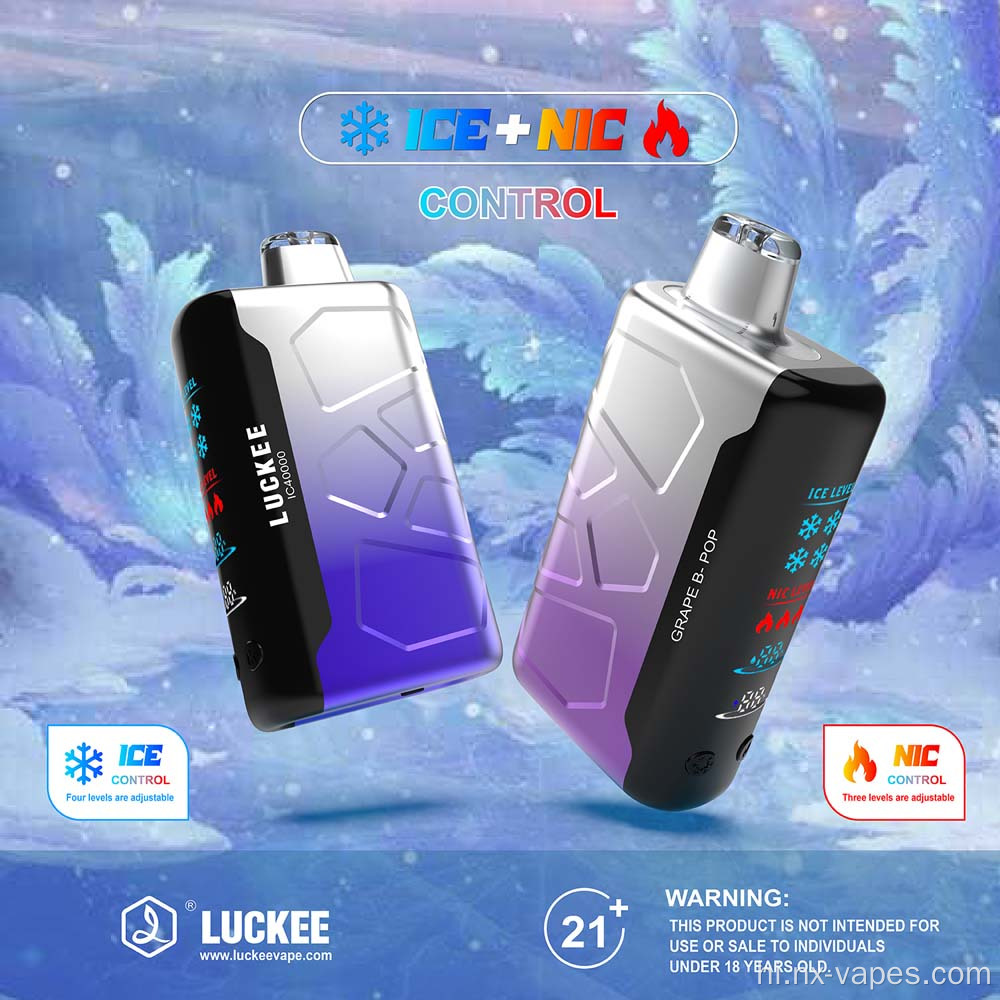 Luckee IC40000 PUFF डिस्पोजेबल वेप थोक