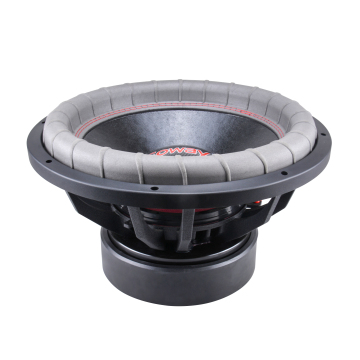 โรงงานลำโพง OEM Wholesale 15 นิ้วซับวูฟเฟอร์ 1500W RMS 75.5 มม. ขดลวดเสียง 4 โอห์มสำหรับเครื่องเสียงรถยนต์