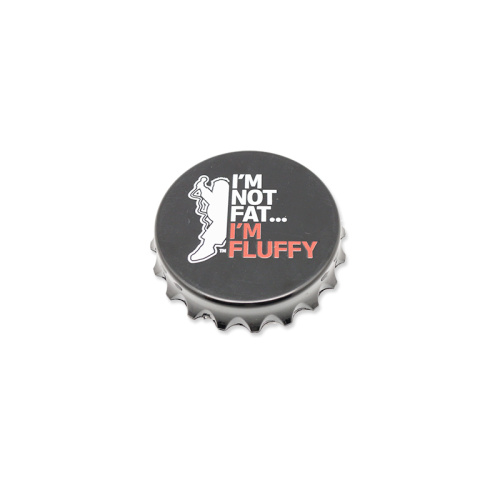 Personalized Design Cap Shaped magnet Bottle Opener