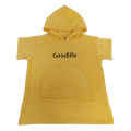 cotton hooded poncho towel kids beach surf swim