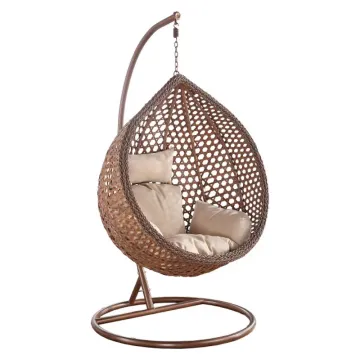 Indoor Rattan Hammock Chair - Outdoor Garden Hanging Swing Chair