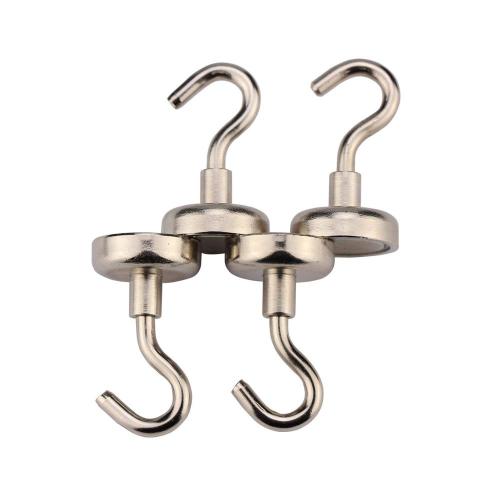 Neodymium cup magnet base eyebolt magnetic hooks