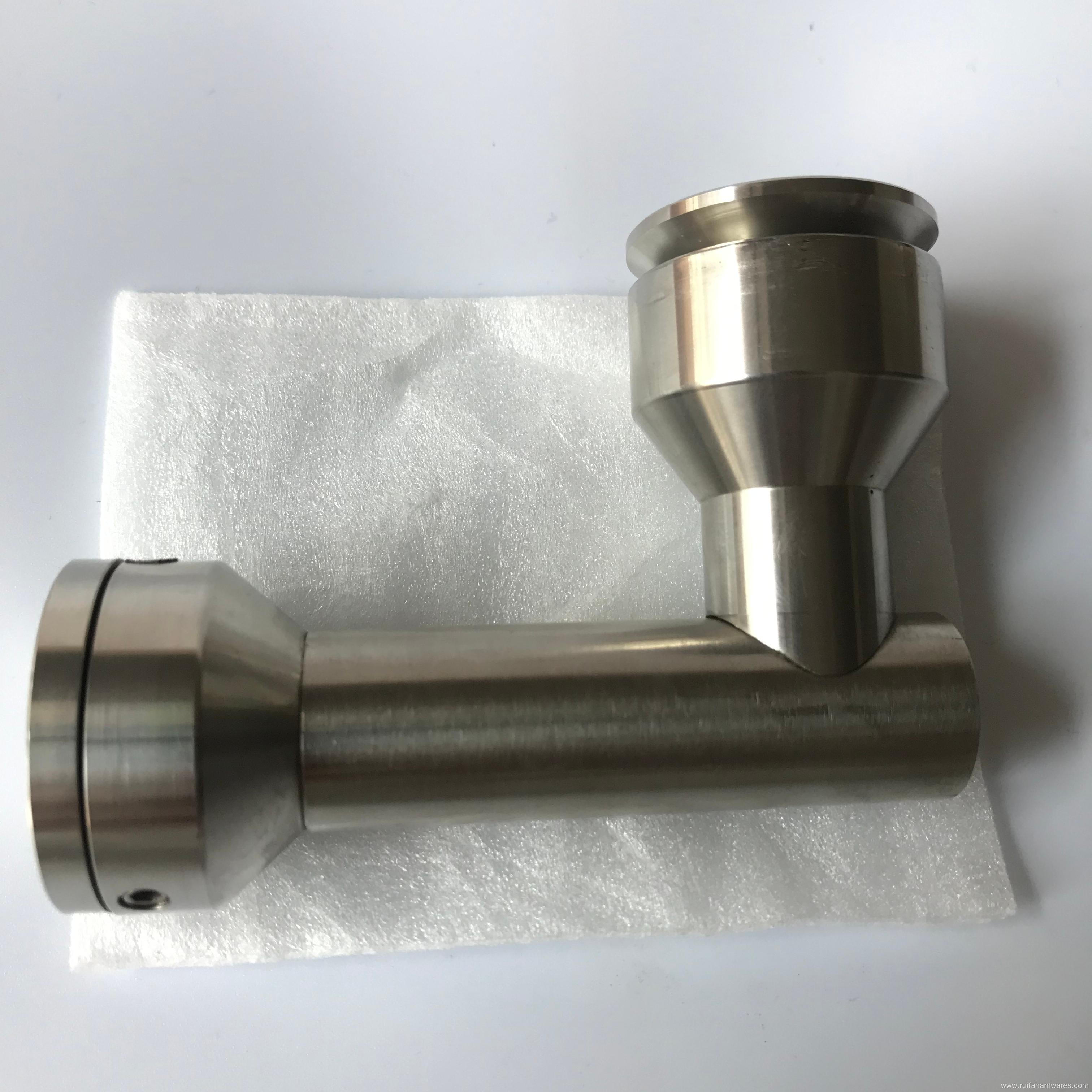 Point Fixing Glass to Wall Corner Connector