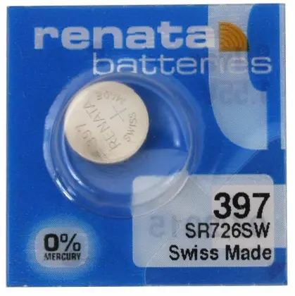 Renata Barnd 1.55V SR626SW 377 Silver Oxide Button Cell Battery for Watch