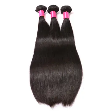 100% Brazilian Virgin Human Hair Silky Straight Hair Bundles Extension