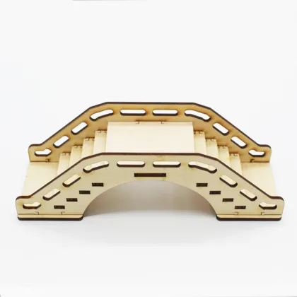 DIY Wooden Science Teaching Aids: Construct Your Own Arch Bridge Model for Physics & STEM Experiments