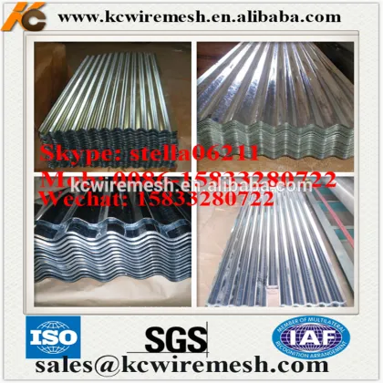 Cheap!!!!!!!! Kangchen SGCC Corrugated steel plates roof tiles\Galvanized Corrugated steel sheet