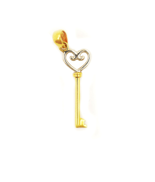 2018 18K key pendant