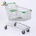 Supermarket PU wheels German Shopping Trolley