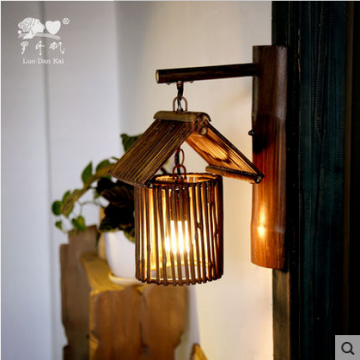 Cheap Price Bamboo Wall light For Farm House
