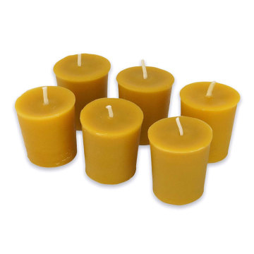 Velas votivas de cera de 6 pacote