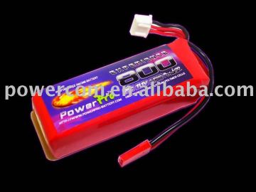 11.1v 800mAh 25C Flight LiPo Pack