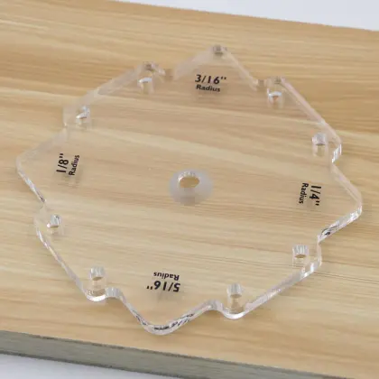 3pcs/set Router Radius Templates