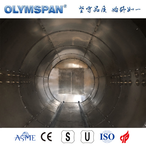 ASME standard fiber glass material treatment autoclave