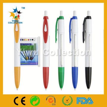 new advertising item banner ball pen,plastic advertising pen,china advertising pull out pen