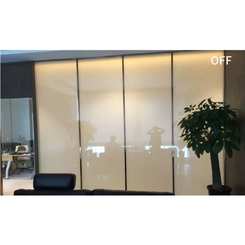 Switchable smart film for privacy glass