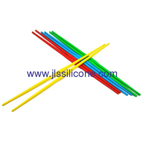 Colorful Kitchen Tools Long Silicone Chopsticks 