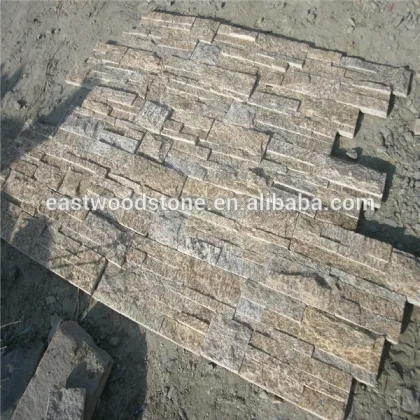 Natural split tiger skin yellow tiles