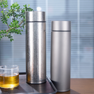 Titanium Insulated Vacuum Bottle 450ml Double Wall - Travel & Sport Thermoses