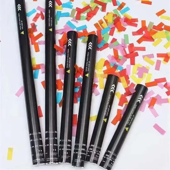 Hand Spinning Gun Spray Tube Wedding Party Confetti Fireworks Kit