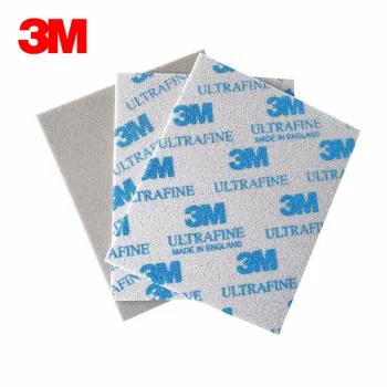 3M Wet or Dry Softback Blue Ultra Fine Polishing Sanding Sponges (800-1000 Sheets)