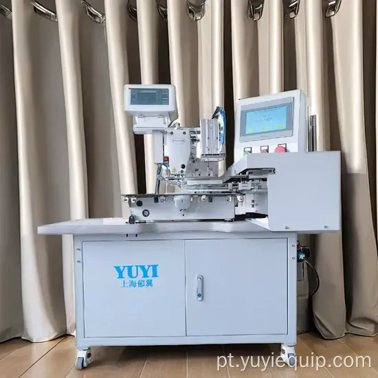 Máquina semi-automática para dobra e dobra de cortina com controle PLC, 220V, capacidade de 150kg