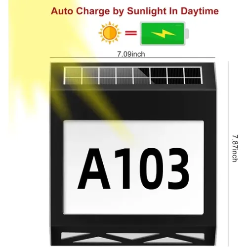 Водонепроницаемые знаки номера светодиодов и сумерки