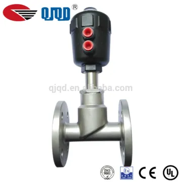 Flange Style Steam Angle Seat valve Pneumatic Angle Seat Valve