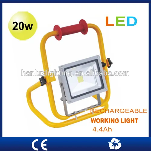 waterproof outdoor use rechargeable super bright COB 20W outdoor LED floodlight