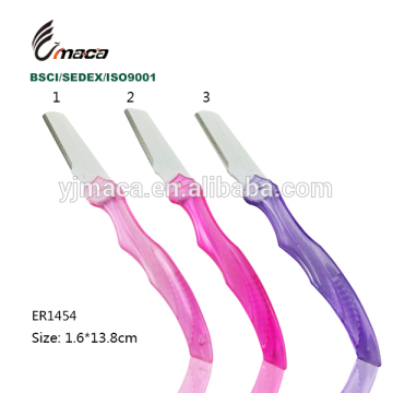 Hot selling factory good quality cosmetic tools eyebrow razor