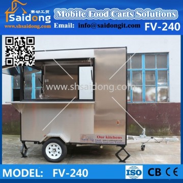 Best sell High quality mobile food cart-food trailer-food fryer trailer for sale