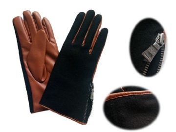 New product leather fashion gloves ladies