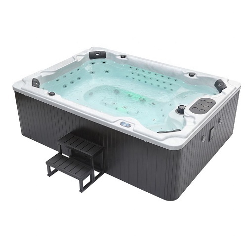 12 Personen Whirlpool Abmessungen freistehende Outdoor -Spa -Massagesjets 6 Personen Badewanne