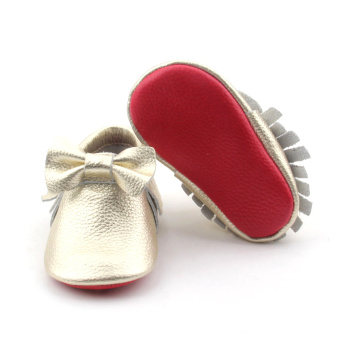 Bowknot Newborn Baby Mocassins Unissex atacado