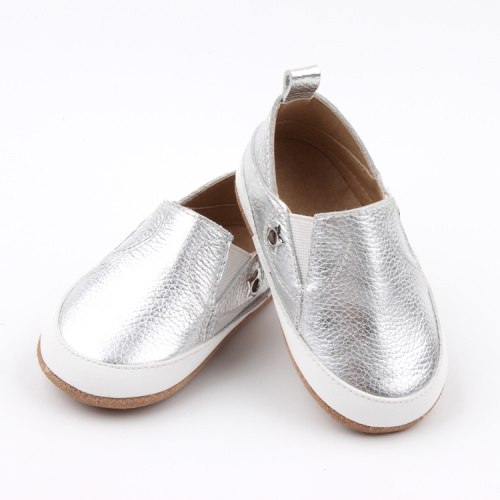 Scarpe casual da bambino unisex in morbida pelle slip-on