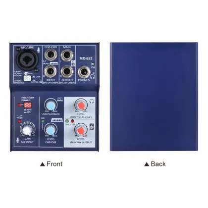 GPUB MX-683 Professional Audio Interface for Computer and Macbook