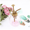 Plastic Water Mister Bottle With Gold Spay Pump
